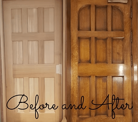 Distressing new wood to look old